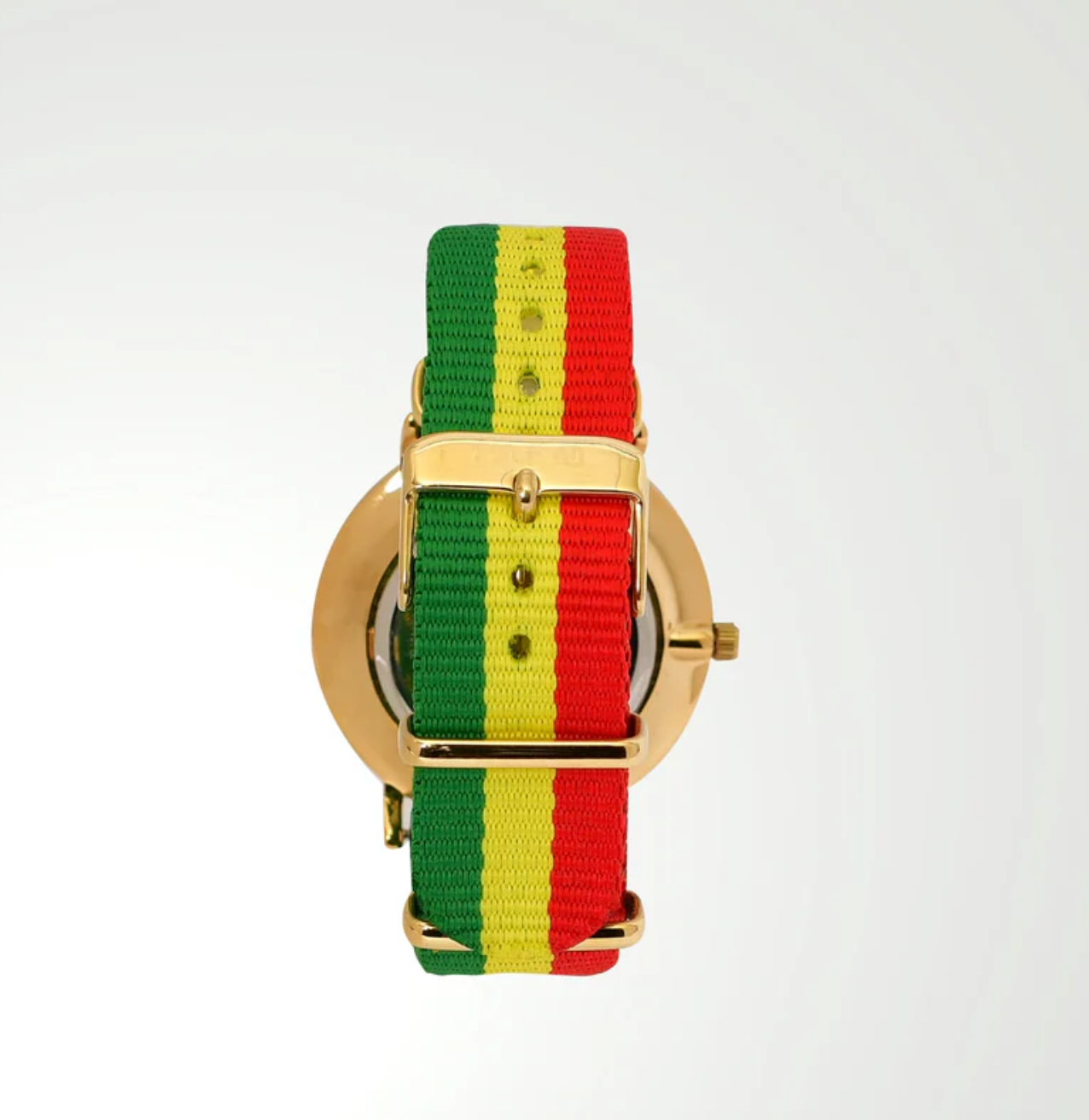 Nigiste Saba – Lion of Judah Watch with Flag Strap