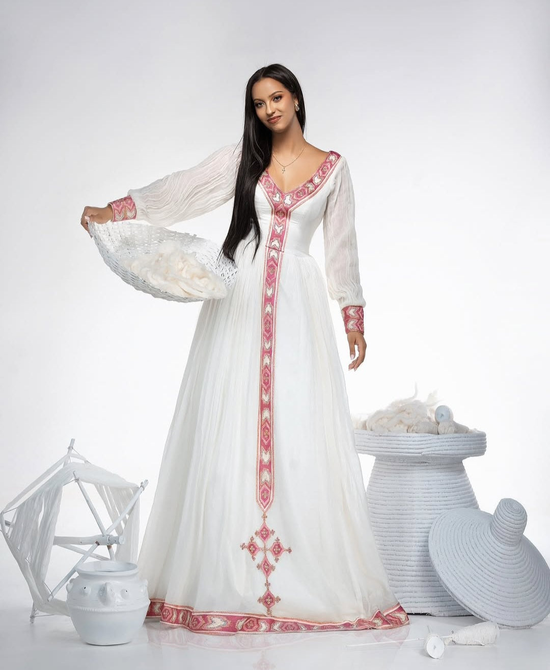 Unique Habesha Dress – Ethiopian Traditional for Shimglina & Events