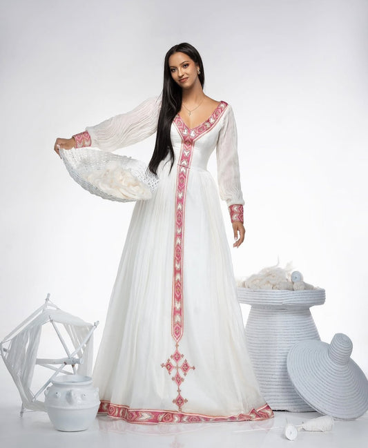Unique Habesha Dress β Ethiopian Traditional for Shimglina & Events