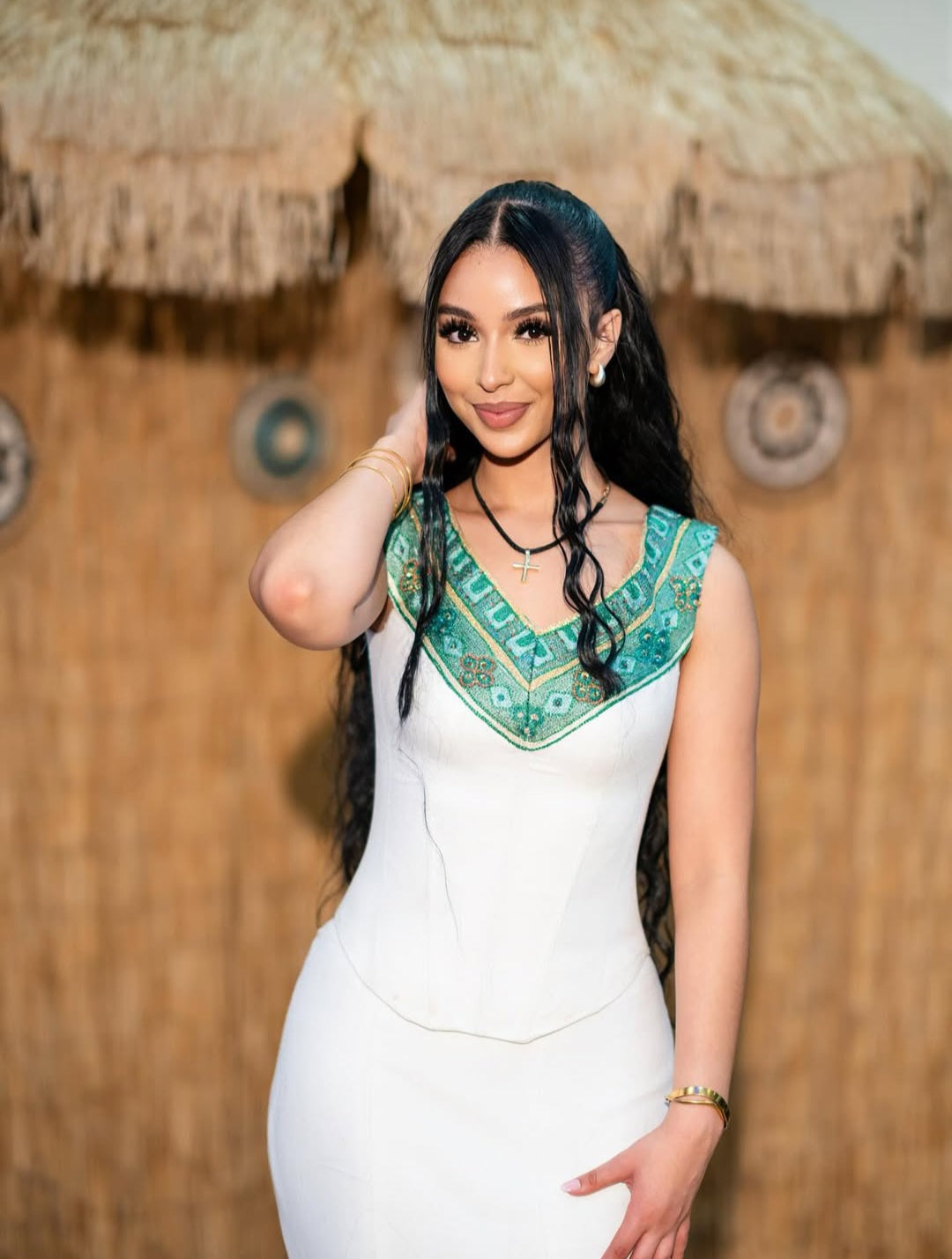 Green Ethiopian Dress