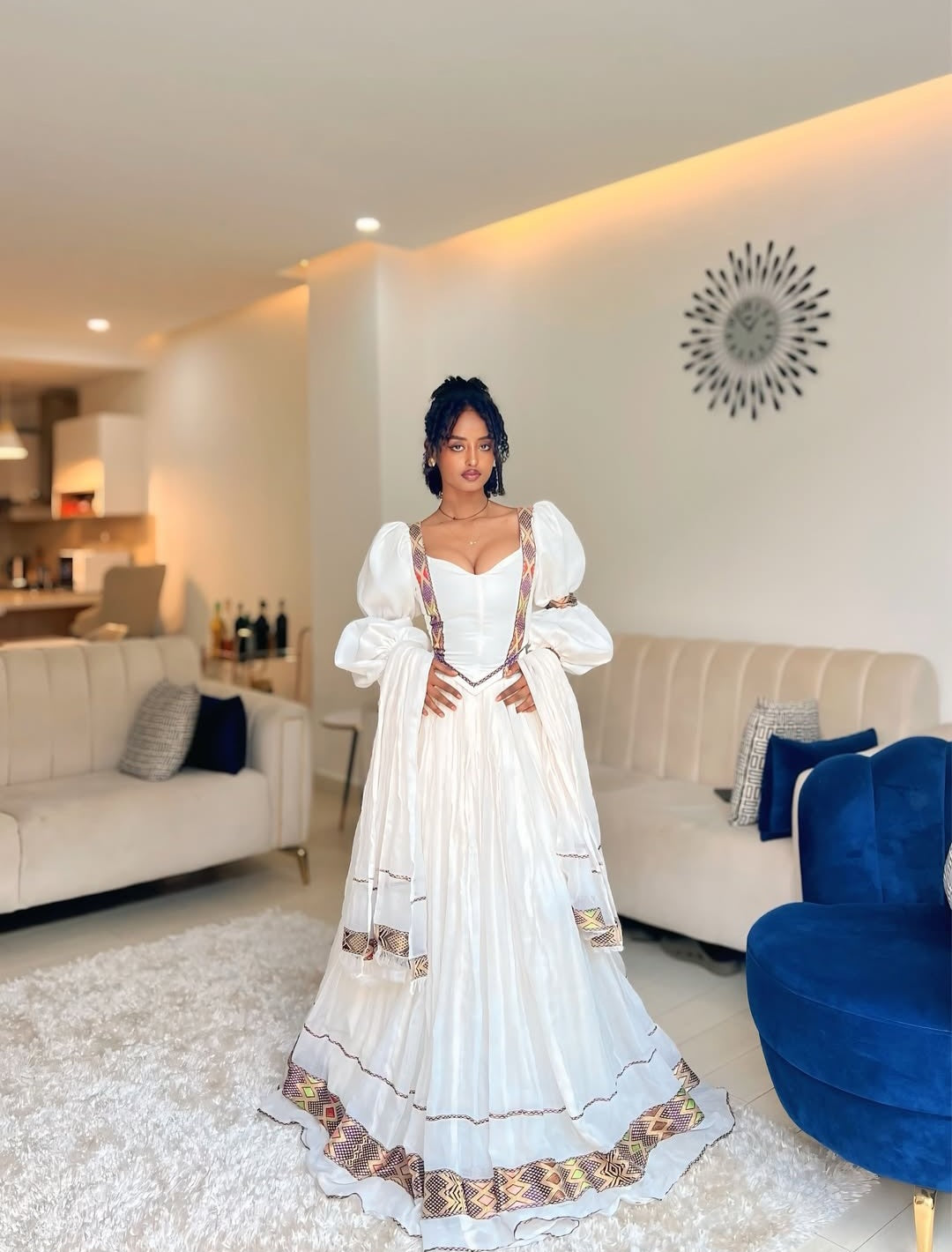The Ethiopian Store | Multicolor Habesha Dress Stylish Cultural Wear