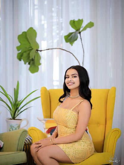 Family Habesha Set – Elegant White & Gold Ethiopian Holiday Outfits by Tsehaye Mehari