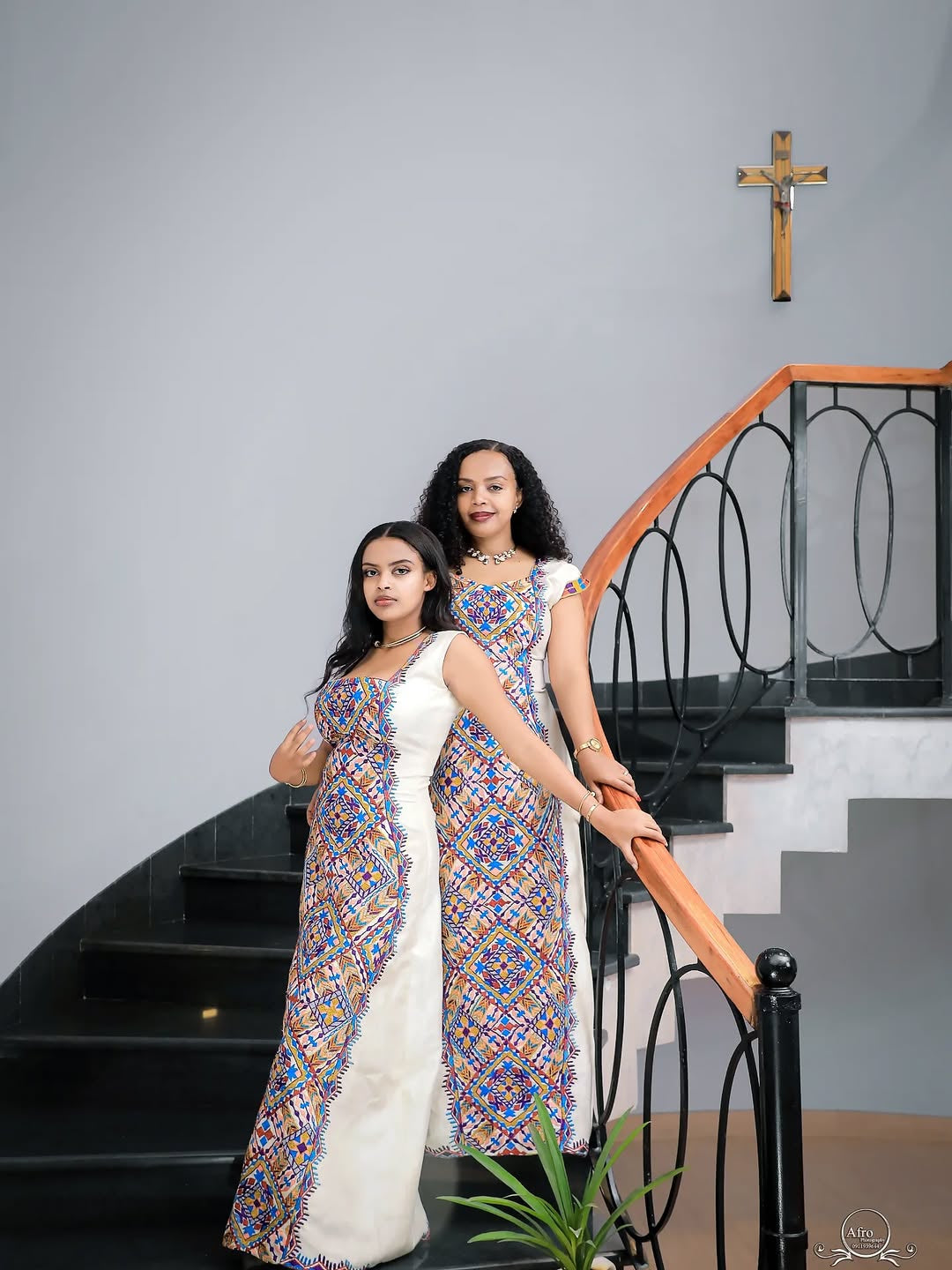 Vibrant Traditional Ethiopian Wear – Family Habesha Outfit Set by Tsehaye Mehari