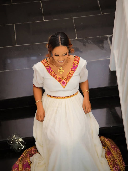Pink Habesha Dresses Feminine Ethiopian & Eritrean Fashion Habesha Outlets Pink Habesha Dresses Feminine Ethiopian & Eritrean Fashion Habesha Outlets