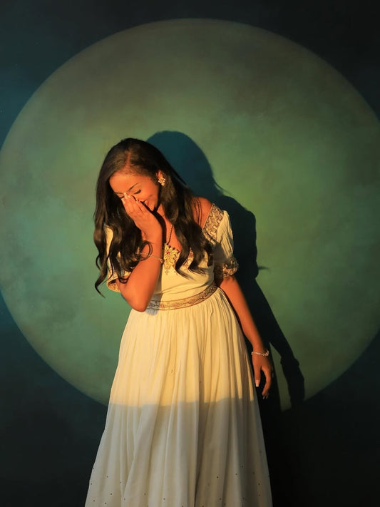 Gold Ethiopian Traditional Dress – Elegant Habesha Kemis for Weddings, Cultural Celebrations, Engagement Ceremonies and Special Occasions