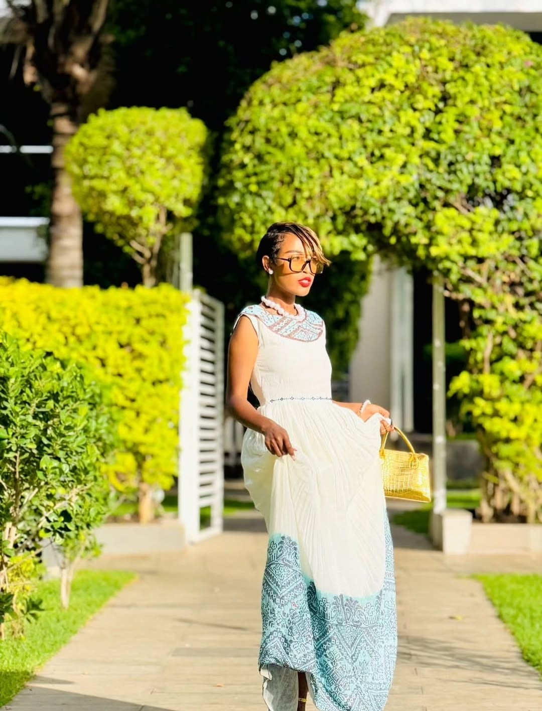 Blue Simple Habesha Zuria – Elegant Ethiopian Traditional Dress Designed for Comfort, Easy Styling, and Everyday Cultural Wear