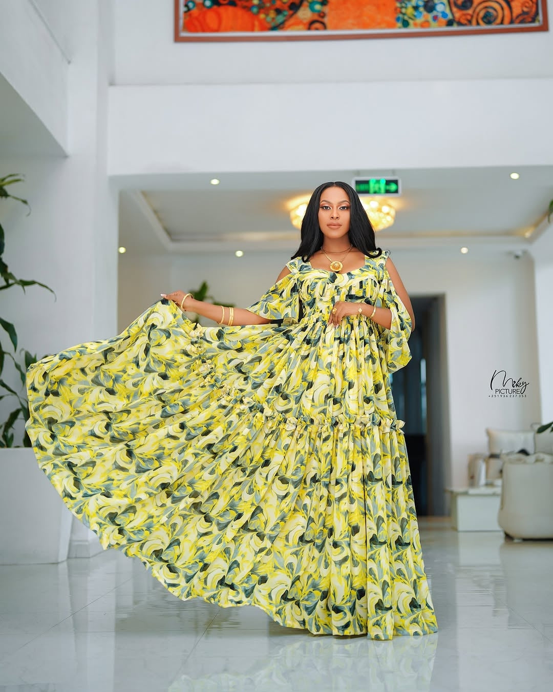 Green Habesha Shiffon – Elegant Ethiopian Culture Dress Inspired by Heritage and Modern Grace