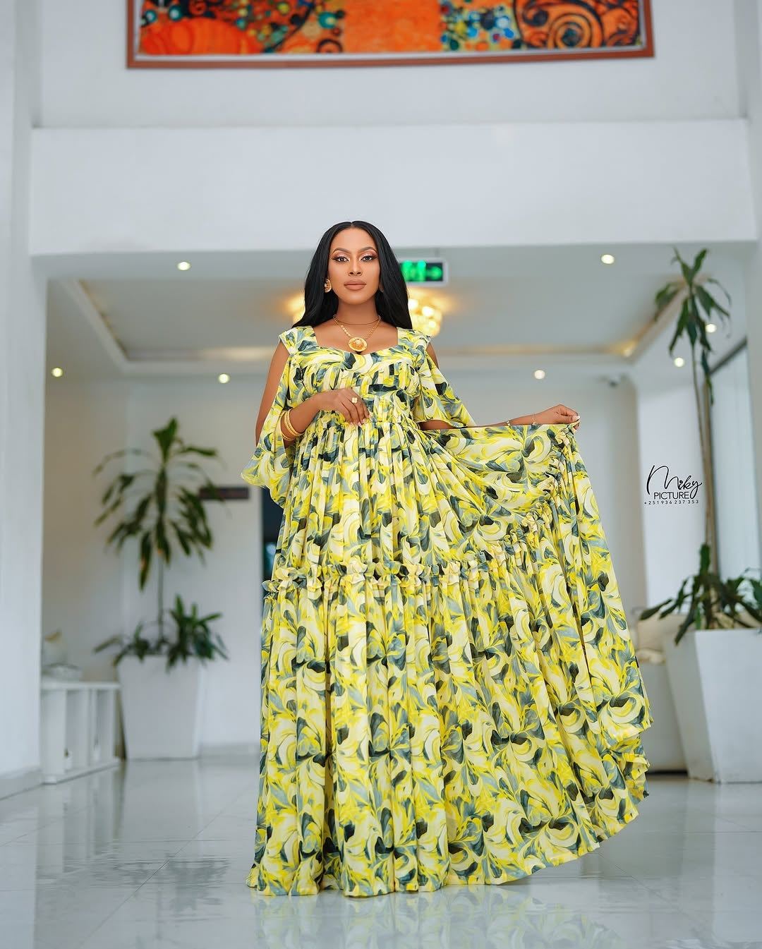 Green Habesha Shiffon – Elegant Ethiopian Culture Dress Inspired by Heritage and Modern Grace