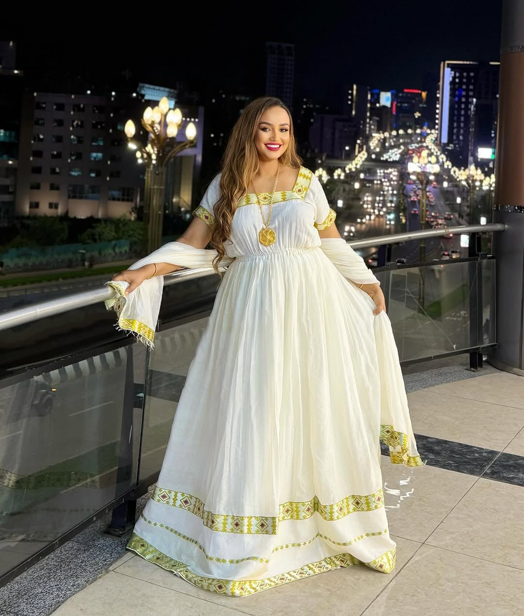 Habesha Clothes | Elegant Cotton Ethiopian Dress for Special Days