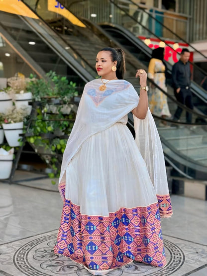 Vibrant Habesha Clothes | Colorful Outfits for Celebrations Worldwide