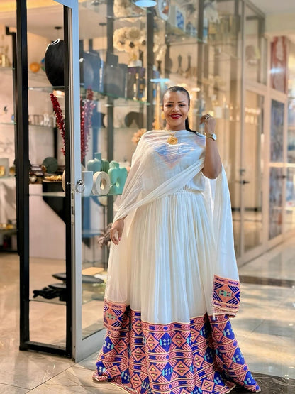 Vibrant Habesha Clothes | Colorful Outfits for Celebrations Worldwide