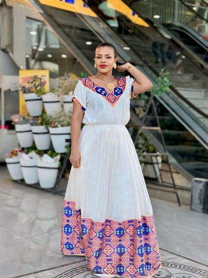 Vibrant Habesha Clothes | Colorful Outfits for Celebrations Worldwide