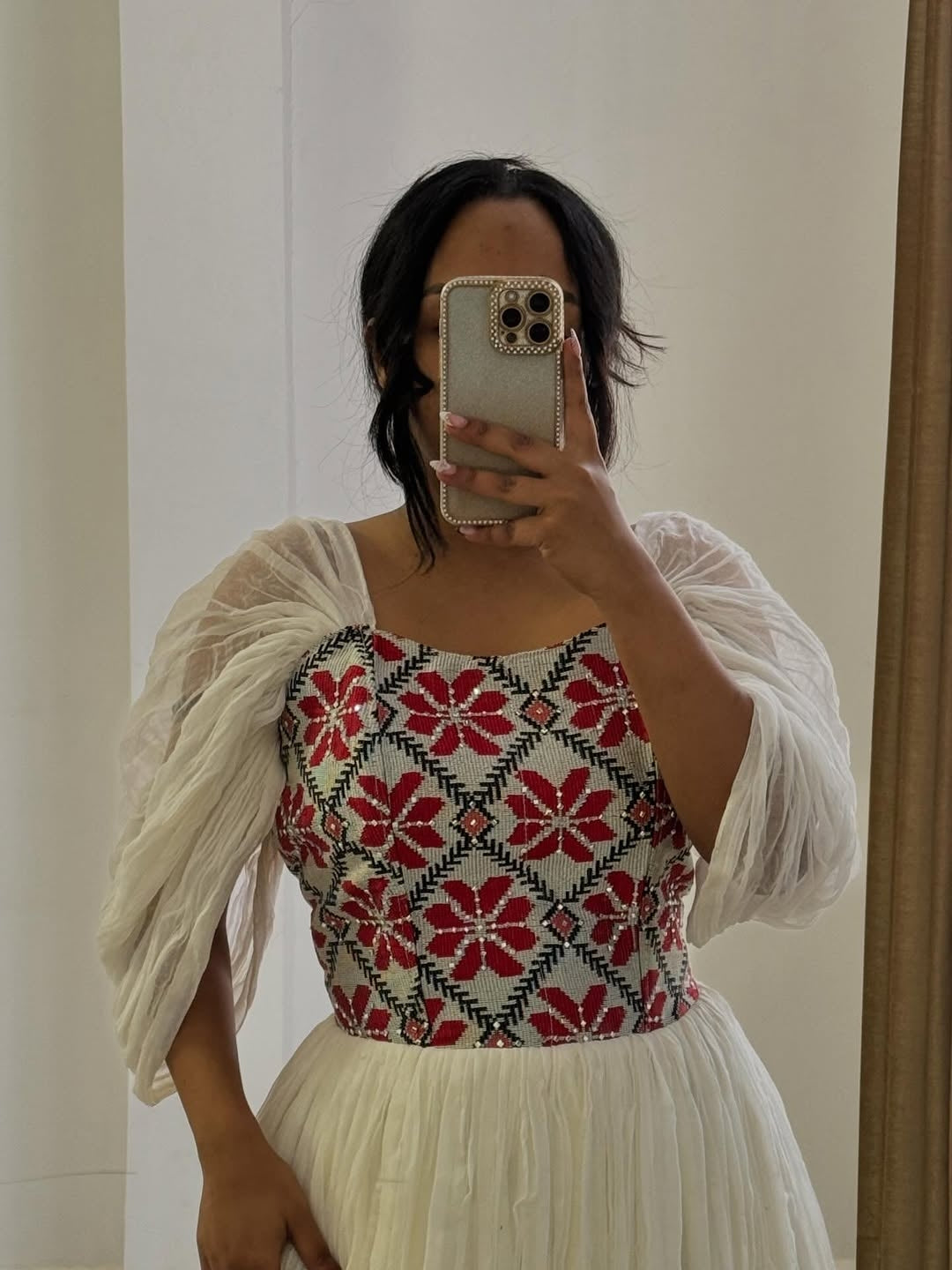 Red Habesha Kemis – Hand-Woven Ethiopian Cultural Attire for Weddings & Special Occasions